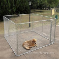 outdoor galvanized chain link fence kennel dog cage